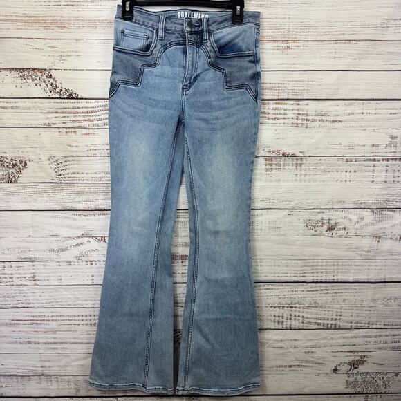 Idyllwind Fueled by Miranda Lambert size 8 western high rise  Blue Flare Jeans - Picture 1 of 9